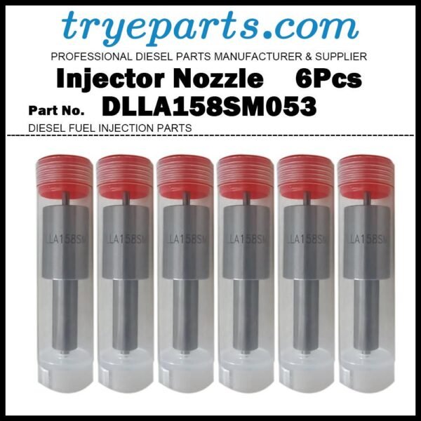 6Pcs Diesel Fuel Injector Nozzle Tips 105025-0530 DLLA158SM053 NP-DLLA158SM053 for ISUZU Forward 6HH1 6HH1N 8943955112 105160-4282
