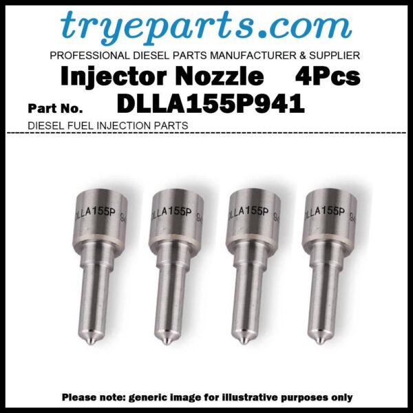 4x Diesel Fuel Injector Nozzle Tips DLLA155P941 for Hino 300 Dutro Toyota Dyna Toyoace 4.0L N04C 23670-E0080 23670-79015 23670-E0081 23670-79016 23670-79017 095000-6511