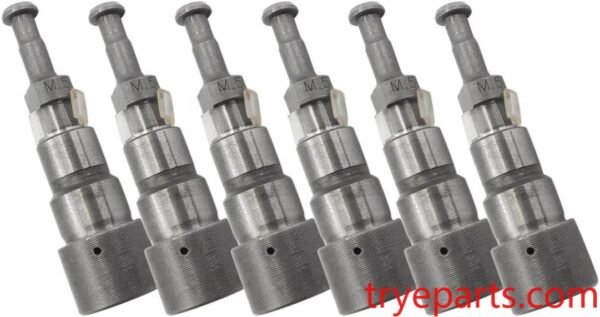 6Pcs Plunger and Barrel Assy 12950651100 M5 Compatible with Yanmar 4TNA78R/4TNE84/4TNE88/4D84/4D88/3TNE84/3D84/3D84E/3TNC88