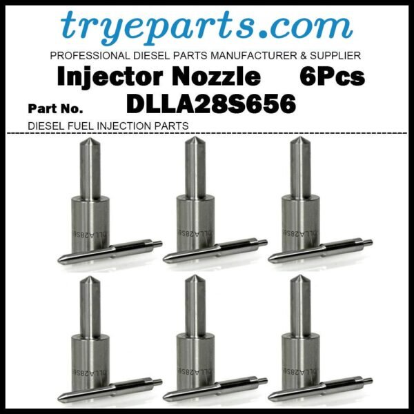 6x Diesel Fuel Injector Nozzle Tip 0433271322 DLLA28S656 for Deutz F6L413 F8L413 F10L413 F12L413