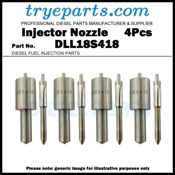 4Pcs Fuel Injector Nozzle DLLA18S418 0433270121 5621686 BDLL18S6640 DLL18S418 for Renault MAN