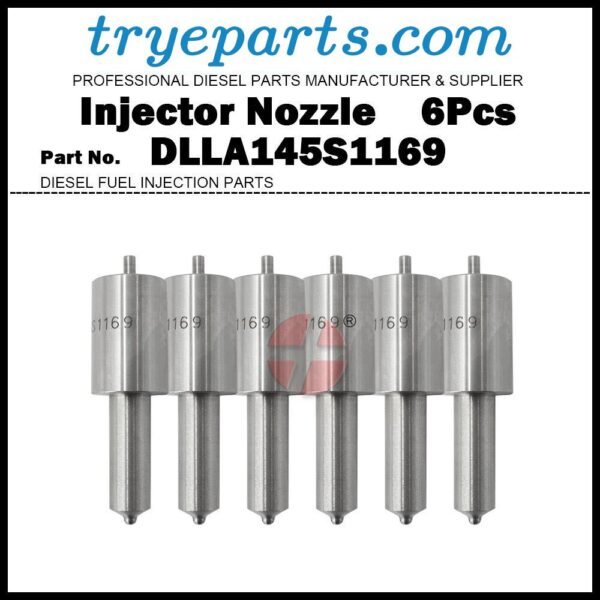 6Pcs Injector Nozzle DLLA145S1169 for IVECO EuroStar EuroTrakker TurboStar 13.8D