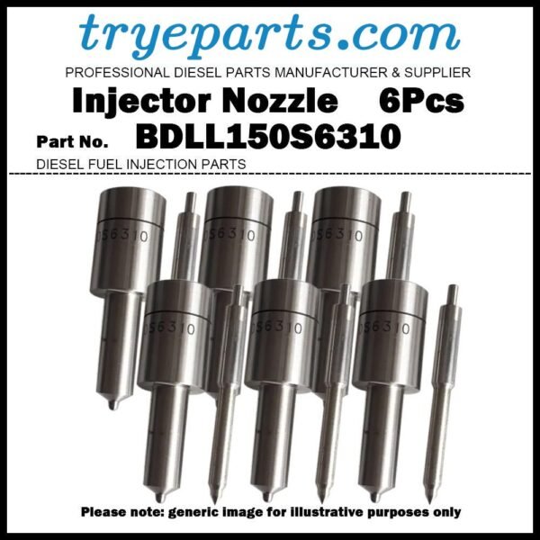 6Pcs Fuel Injector Nozzle 0433271135 BDLL150S6310 for for LEYLAND 2100 4100 6/98NT