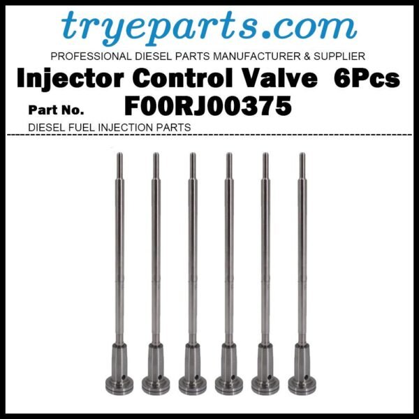 6Pcs Common Rail Fuel Injector Control Valve F00RJ00375 FOORJ00375 for Mitsubishi Fuso Trucks Buses 6M60 6M70 / Fuel Injector 0445120006 ME355278 0986435632
