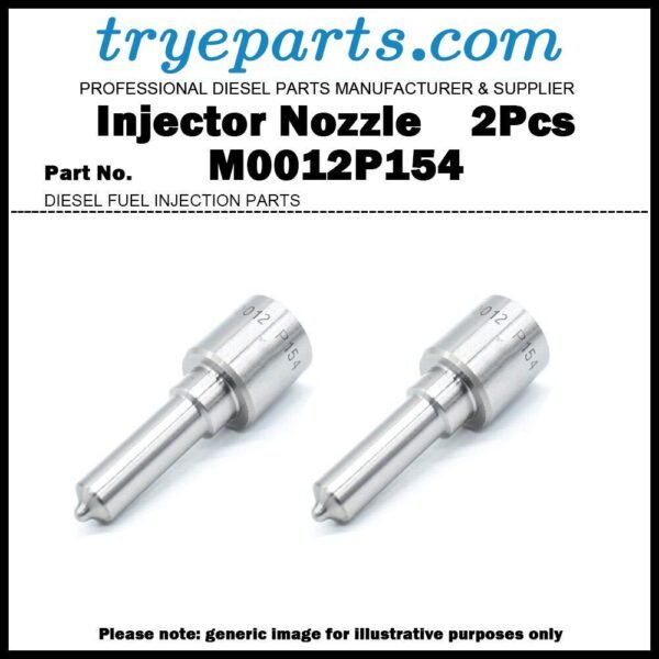 2x Diesel Fuel Injector Nozzle Tip M0012P154 for Ford Mazda Peugeot 1.6D 9802448680 9674973080
