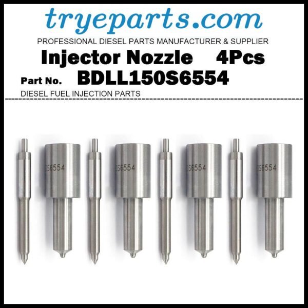 4Pcs Fuel Injector Nozzle 1446701M1 BDLL150S6554 5621597 for  Perkins AD4.203/3.152