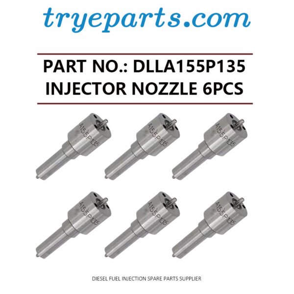 6Pcs Disel Fuel Injector Nozzle Tip DLLA155P135 for  Cummins 6CT 8.3L 3908513 0432191794