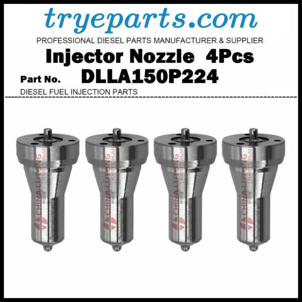 4Pcs Diesel Fuel Injector Nozzle Tips DL-150P224 129500-53000 DLLA150P224 150P224HAO for Yanmar 186 186F TF75 TF80 TF85 TF90 TF110