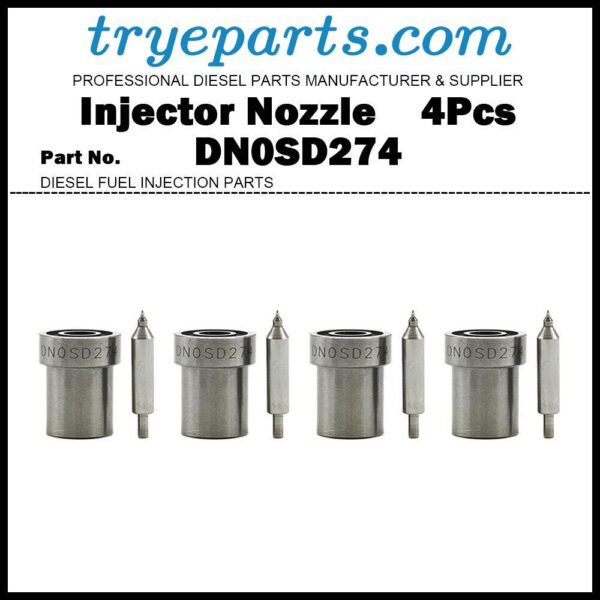 4Pcs Diesel Fuel Injector Nozzle Tip DN0SD274 0434250139 for AUDI 80 VW Golf Jetta Passat 1.6TD