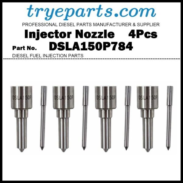 4Pcs Diesel Fuel Injector Nozzle Tips 0433175190 2437010093 DSLA150P784 for KIA Carnival Sedona 2.9TD / Engine J3 / Injector 0432193541 0432193655