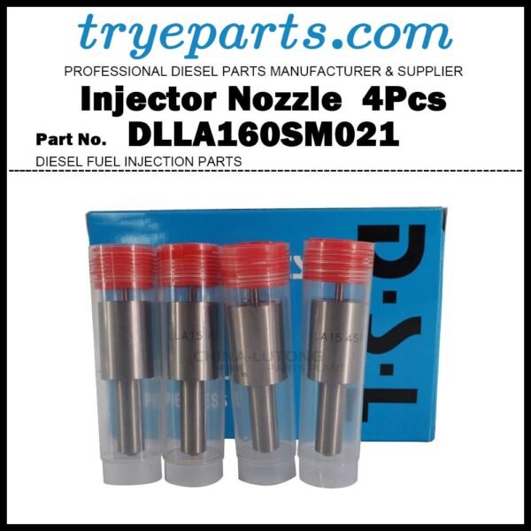 4Pcs Diesel Fuel Injector Nozzle Tips 105025-0210 DLLA160SM021 NP-DLLA160SM021 for Mitsubishi Fuso 8M20 8M21 / 105110-7391 ME161933
