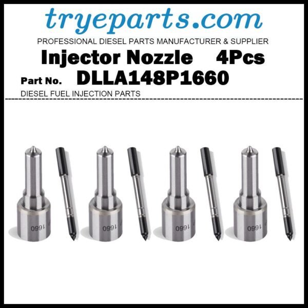 4x Diesel Fuel Injector Nozzle Tip DLLA148P1660 for 0445110327 Saab 9-5 Opel Astra J Combo 2.0D