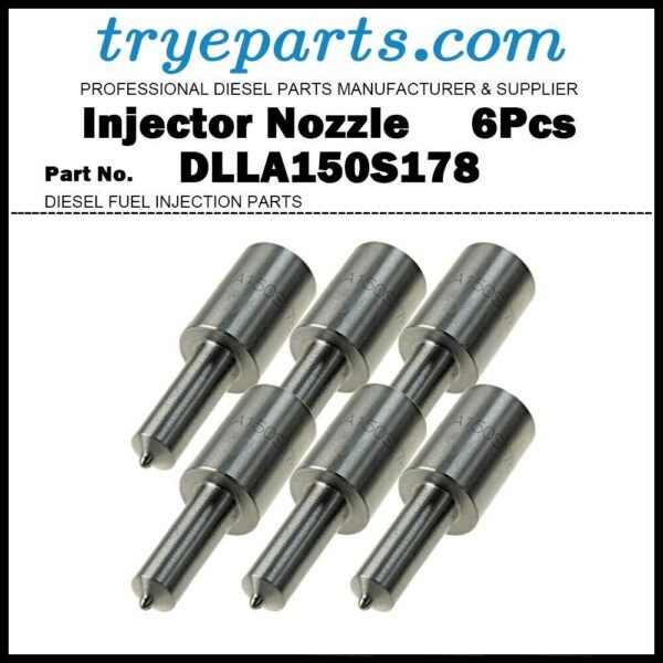 6Pcs Diesel Fuel Injector Nozzle Tip 5621880 DLLA150S178 0433271043 238896 836316933 for VOLVO