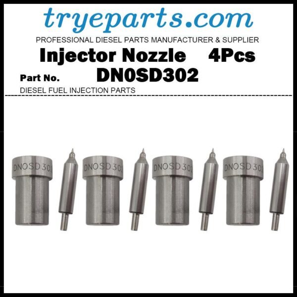 4x Diesel Fuel Injector Nozzle Tip DN0SD302 0434250163 for RENAULT Clio Trafic Express 1.9D 2.1D