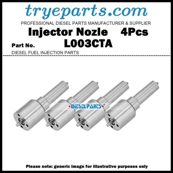 4Pcs Diesel Fuel Injector Nozzle Tip L003CTA for Lister Peter LP LPA LPW LPW2 LPW4 751-19700
