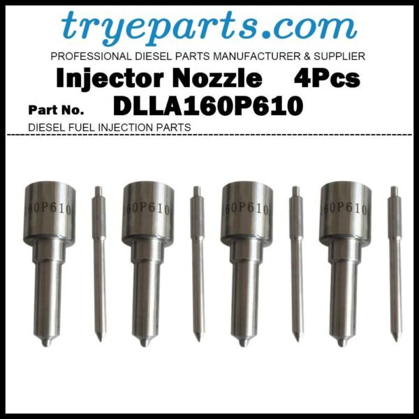4 Diesel Fuel Injector Nozzle Tip DLLA160P610 for Mitsubishi 4D33 4D34 093500-5270 ME014252