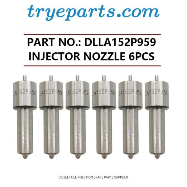 6Pcs Fuel Injector Nozzle Tip DLLA152P959 for ISUZU GIGA 6WF1 F Series 4HL1 6HL1 095000-5504