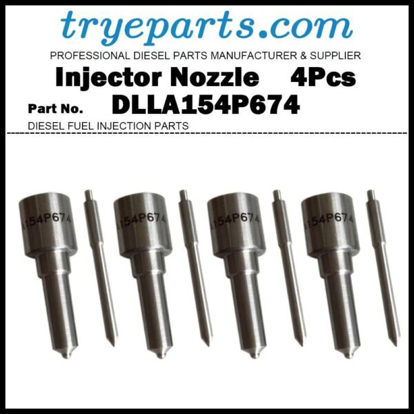 4x Diesel Fuel Injector Nozzle Tips 093400-6740 DLLA154P674 for Mitsubishi Canter FE FG 4D34 / 093500-6460 ME011838
