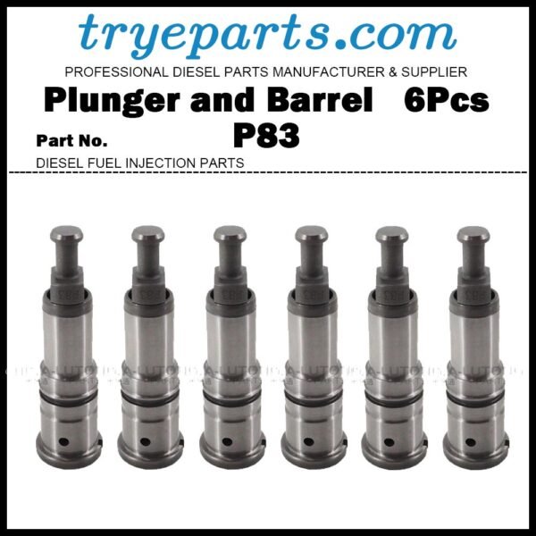 6Pcs Plunger and Barrel Assembly P83 134151-0120 for Hino 700 Series EK100 EK200 EP100-TI / ISUZU C/E Series 6WG1