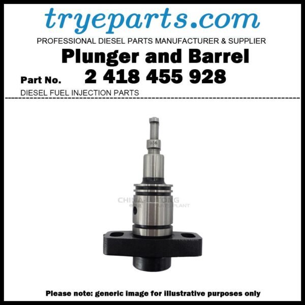 Pump Element Plunger and Barrel 928 2418455928 for Howo Komatsu 6CT 6CTA 8.3L Diesel Fuel Engine Pump Parts