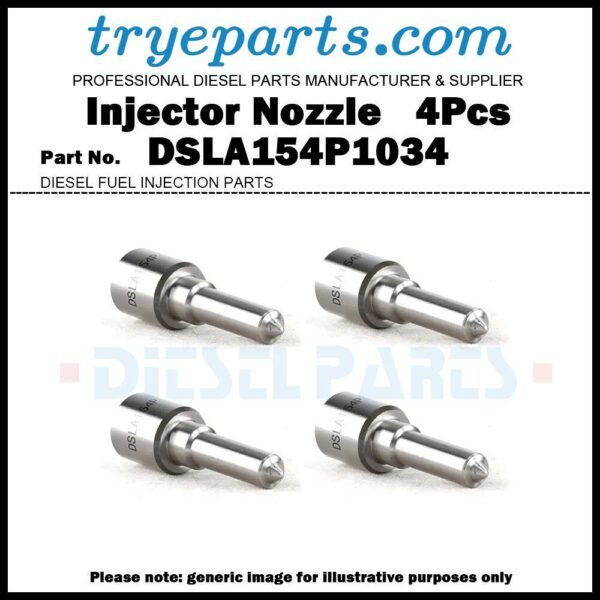 4x Diesel Fuel Injector Nozzle Tip DSLA154P1034 for Mercedes Benz V200 V220 Vito 2.2 0445110070