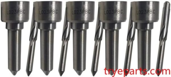 5Pcs Diesel Auto Engine Fuel Injector Nozzle L023PBC CR Rail Nozzles Fits for Land Rover Defender Discovery 2.5D TD5 L316 L318