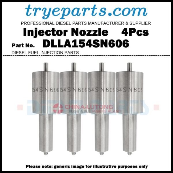 4Pcs Diesel Fuel Injector Nozzle Tips 105015-6060 DLLA154SN606 NP-DLLA154SN606 for ISUZU Elf 4BC2 105100-6390 8941518650