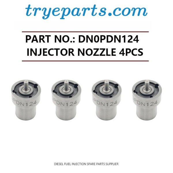 4pcs Diesel Fuel Injector Nozzle Tip DN0PDN124 for ISUZU Trooper Holden 3.1TD 4JG2