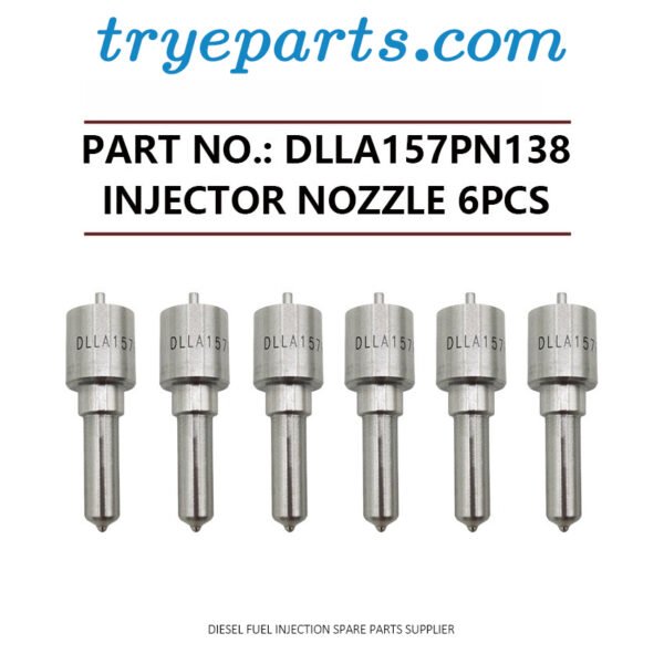 6Pcs Diesel Fuel Injector Nozzle Tip DLLA157PN138 105017-1380 for ISUZU Forward 6HE1