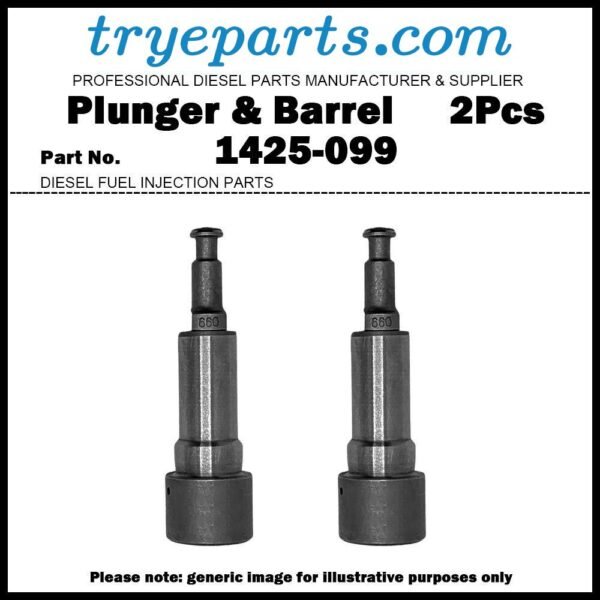 2Pcs Pump Element Plunger and Barrel 1425-009 1418425099 for Ford F1000 F4000 MWM Diesel Fuel Engine Pump Parts
