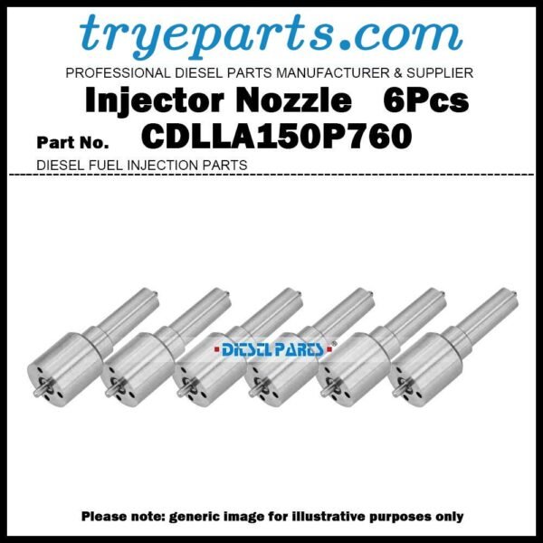 6Pcs Diesel Fuel Injector Nozzle Tips CDLLA150P760