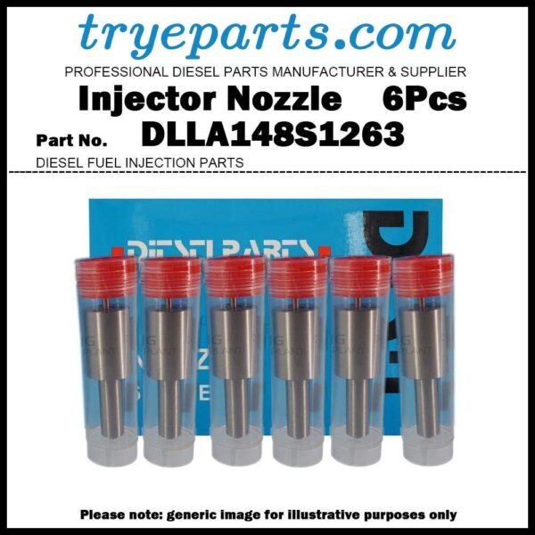6Pcs Fuel Injector Nozzle DLLA148S1263 for VOLVO PENTA 865568 0432291531