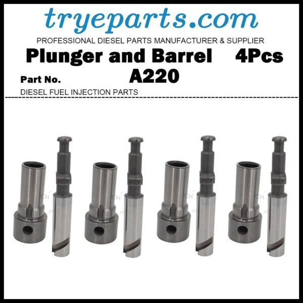 4Pcs Plunger A220 Plunger and Barrel Assembly A220 131152-8020 ME723440 for Mitsubishi Fuso Canter 4D32 4D33 4D35