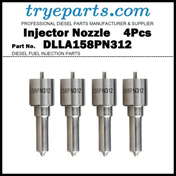 4Pcs Diesel Fuel Injector Nozzle Tip DLLA158PN312 for Mitsubishi 4D31T 105118-6920 ME440837