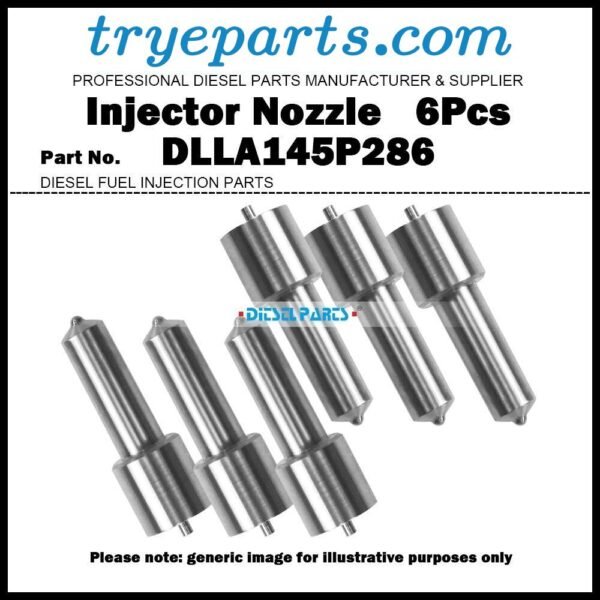 6x Diesel Fuel Injector Nozzle Tip 477506 DLLA145P286 11032785 for VOLVO EC280 L120B L120D