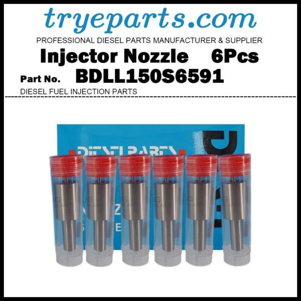 6Pcs Fuel Injector Nozzle 2646823 BDLL150S6591 5621636 for Perkins 4.236 T6.354