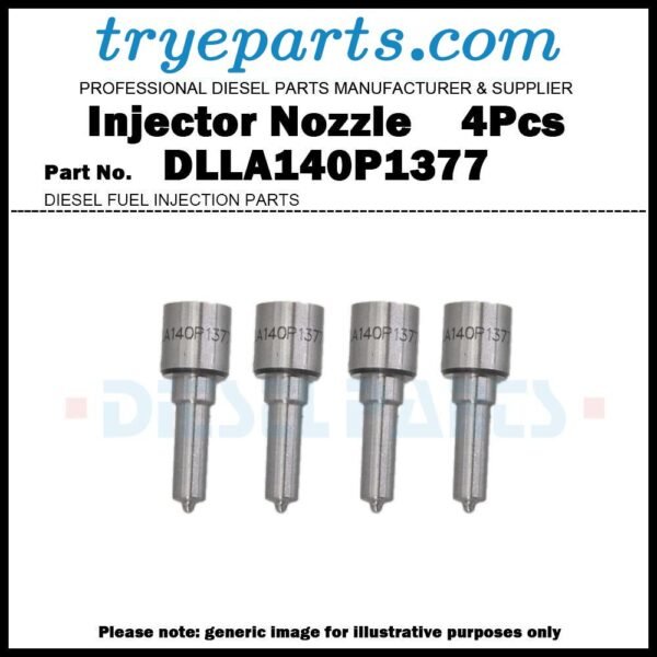 4Pcs Diesel Fuel Injector Nozzle Tip DLLA140P1377 for IVECO DAILY 3.0D 0445120036 504047895