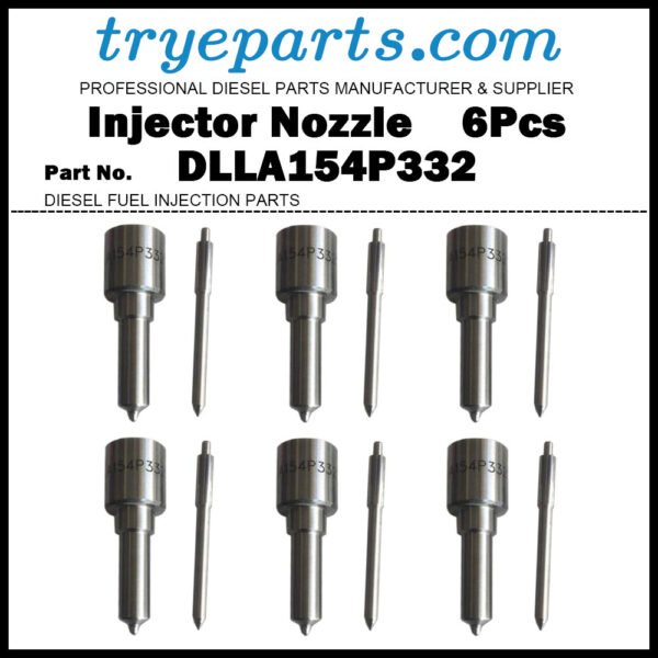 6x Diesel Fuel Injector Nozzle Tips 9430084742 DLLA154P332 for VW 16-170 Cummins 6BT 5.9L 3355015