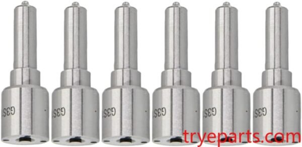 Nozzle Tips Injector Set G3S117 Fuel Diesel Injectors Rail Nozzles Inyector Fit for Hino 500 Series 7.6L J08E 2016 Euro5 295050-2650 23670-E0880 Pack of 6