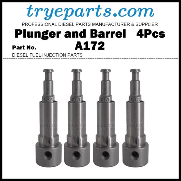 4x Plunger A172 Plunger and Barrel Assembly 131152-4320 for ?ISUZU ELF 4BE1 4BD1 4BD2 4HE1 4HF1 4HG1 4JB1 4JG2