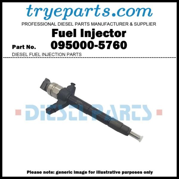 Fuel Injector 095000-5760 1465A054 for Mitsubishi L200 Triton Strada Pajero Montero 3.2Di-D/TD 4M41 4M41T