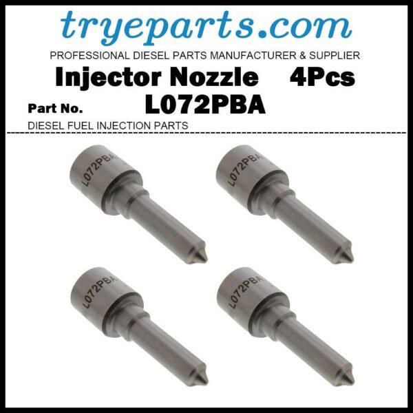 4x Diesel Fuel Injector Nozzle Tip L072PBA 2645K609 for Perkins 2645A058 20R-0337 17/105400