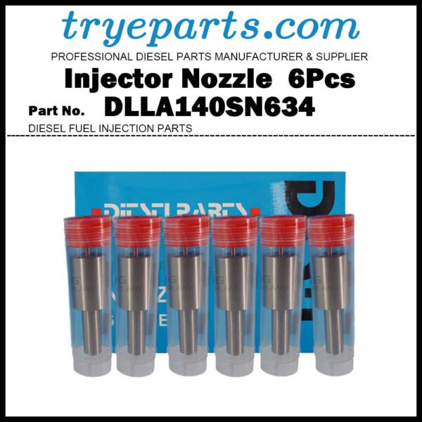6x Diesel Fuel Injector Nozzle Tips 105015-6340 DLLA140SN634 for NISSAN Diesel Big Thumb Convoy/CWM Quon PE6T