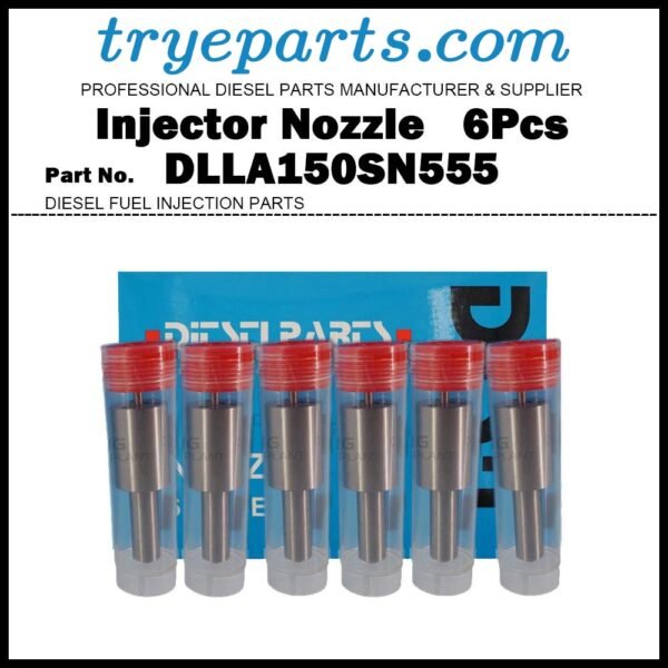 6Pcs Diesel Fuel Injector Nozzle Tips 105015-5550 DLLA150SN555 236401410A for HINO 700 Profia EK100
