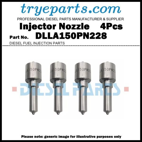 4Pcs Diesel Fuel Injector Nozzle Tips 105017-2280 DLLA150PN228 NP-DLLA150PN228 for ISUZU D-MAX Wizard 4JA1 105118-6532 8971885211 48-3230U2