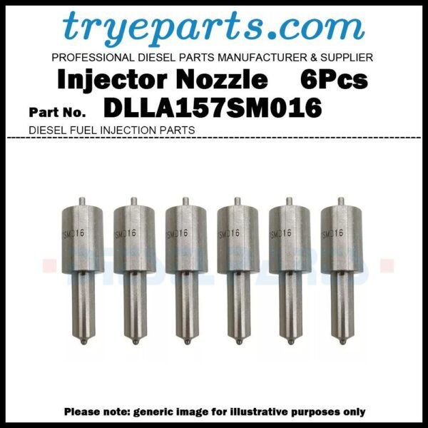6Pcs Fuel Injector Nozzle Tips 105019-0330 DLLA157SM016 for Mitsubishi Fuso 8M20 6D24 6D24T 105110-7370 ME151161