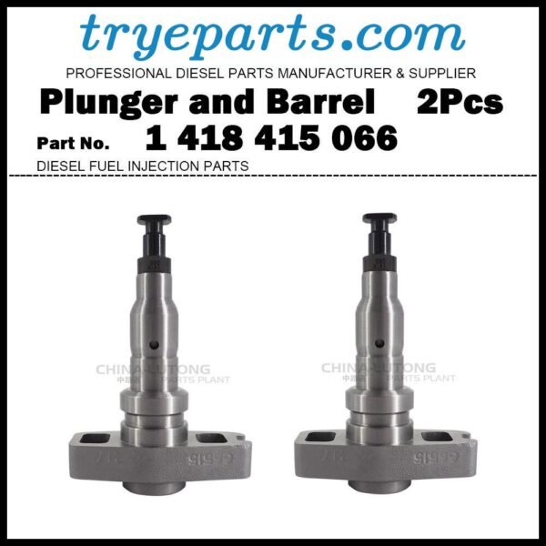 2Pcs Pump Element Plunger and Barrel Assy 1418415066 for Mercedes Benz OM364 OM366 Diesel Fuel Engine Pump Parts