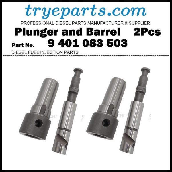 2Pcs Pump Element Plunger and Barrel 9401083503 for Mercedes Benz OM364 OM366 Diesel Fuel Engine Pump Parts