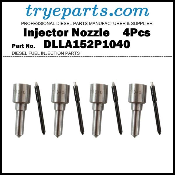 4Pcs Diesel Fuel Injector Nozzle Tips DLLA152P1040 093400-1040 for ISUZU D-MAX 2.5D 4JK1 / for Fuel Injector 095000-8370 095000-8371 095000-8372 8-98119228-0 8-98119228-1 8-98119228-3