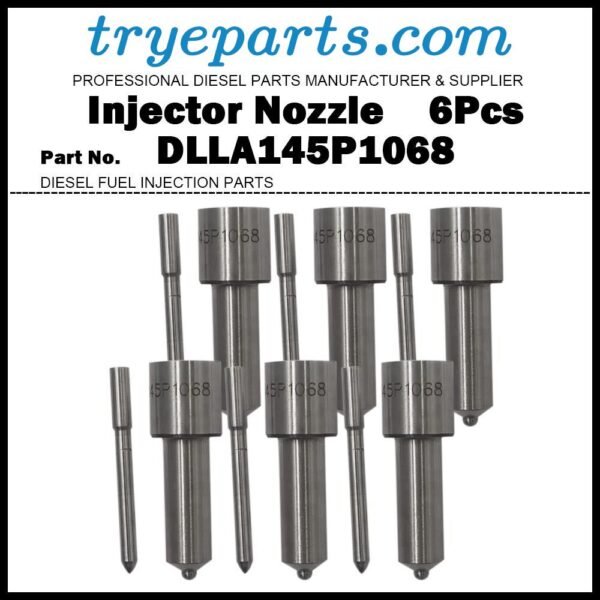 6Pcs Diesel Fuel Injector Nozzle Tips DLLA145P1068 0433171694 2437010132 for ?Daewoo Novus DE12 DE08TIS